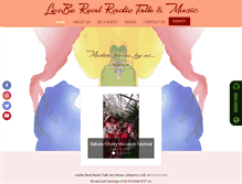 Tablet Screenshot of lesberealradio.com